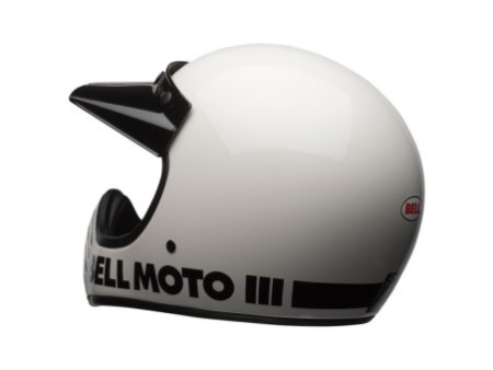 Bell Moto 3 Classic White In Stock XS-XL