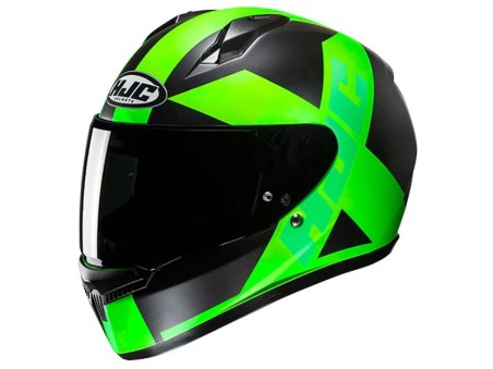 HJC C10 Tez MC4HSF Green / Black In Stock XS-XXL