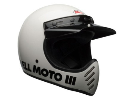 Bell Moto 3 Classic White In Stock XS-XL