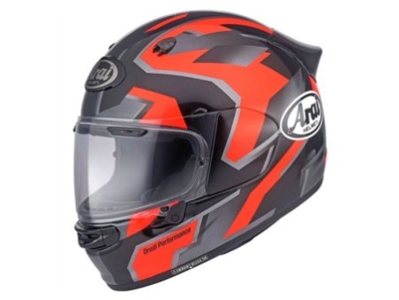 Arai Quantic Robotic Red / Black In Stock S-XL