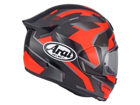 Arai Quantic Robotic Red / Black In Stock S-XL