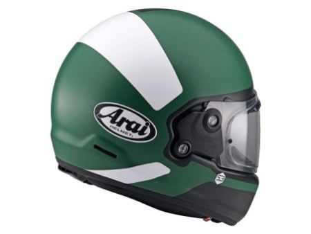 Arai Rapide Backer Green In Stock S-L