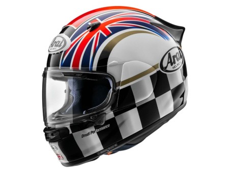 Arai Quantic Podium UK Flag White In Stock S-XL