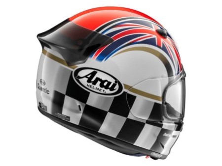 Arai Quantic Podium UK Flag White In Stock S-XL