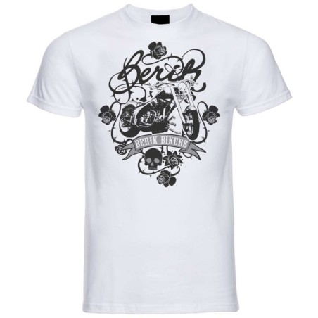 Berik 2.0 White T-Shirt Crewneck Black Print In Stock S-2XL