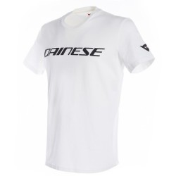 Dainese Casual Jersey T-Shirt DAINESE White Black In Stock S-2XL