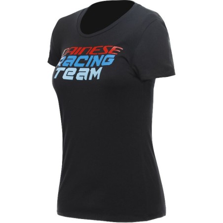 Dainese RACING Casual Motorcycle Jersey LADY Casual T-Shirt Black S-L