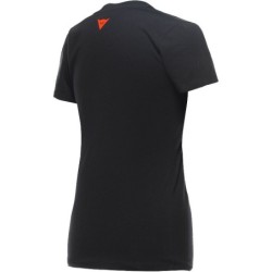 Dainese RACING Casual Motorcycle Jersey LADY Casual T-Shirt Black S-L