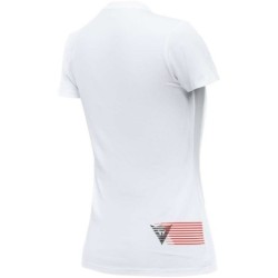 Dainese Casual Women's T-Shirt DAINESELOGO LADY White Black XS-3XL