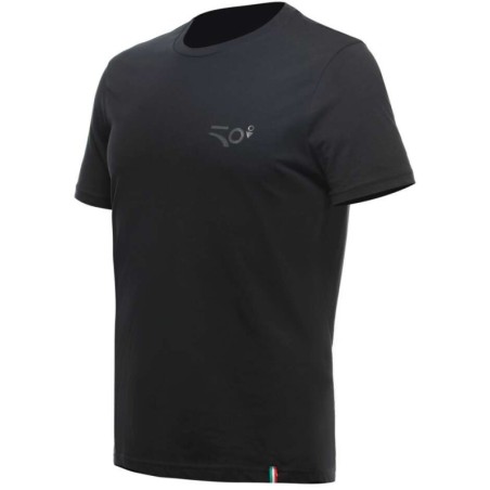 Dainese Casual Motorcycle Jersey ANNIVERSARY Casual Black T-Shirt M-XL