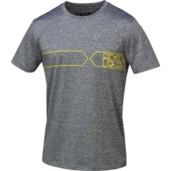 Ixs TEAM FUNCTION Casual Motorcycle Jersey Gray Yellow S-2XL