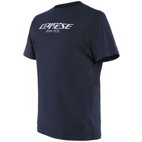 Dainese PADDOCK LONG T-SHIRT Short Sleeves Jersey Black White S-2XL