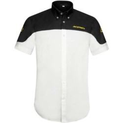 Acerbis TEAM Casual Shirt White Black S-3XL