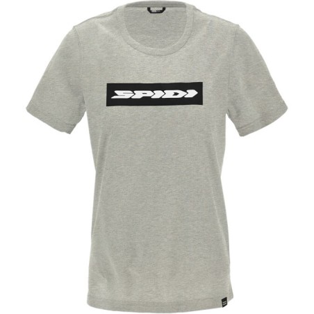 Spidi Casual T-Shirt LOGO 2 LADY T-SHIRT Melange Grey XS-XL