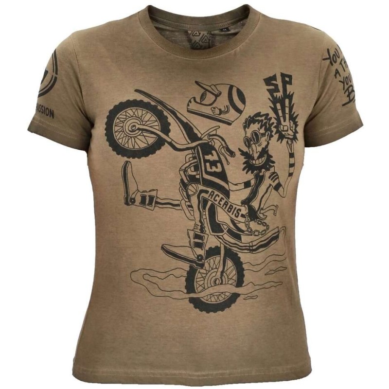 T-Shirt Acerbis T-SHIRT SP CLUB WHEELIE Urban Green M-2XL