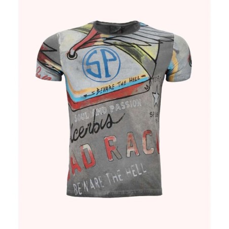 Acerbis SP CLUB ROADRACE Casual T-Shirt Graphite S-L