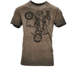 Acerbis T-SHIRT SP CLUB WHEELIE Beige S-XL