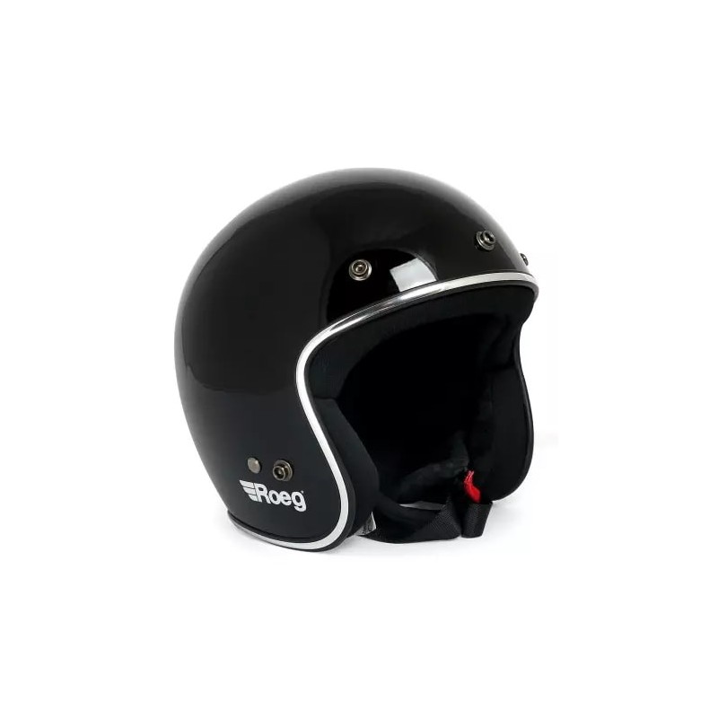 Roeg Jett Helmet ECE Gloss Black 563695V