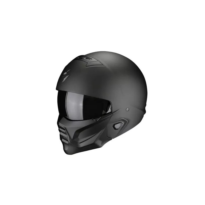 Scorpion EXO Combat II Helmet solid black matt 182-100-10