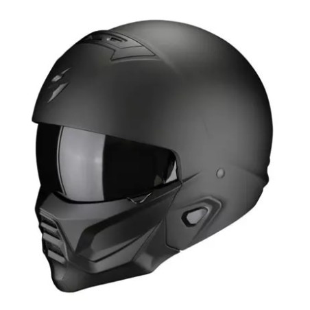 Scorpion EXO Combat II Helmet solid black matt 182-100-10