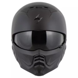 Scorpion EXO Combat II Helmet solid black matt 182-100-10