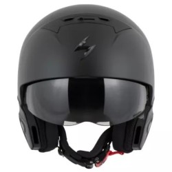 Scorpion EXO Combat II Helmet solid black matt 182-100-10