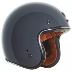 Torc T-50 Open Face Helmet ECE gloss grey 91-7499V