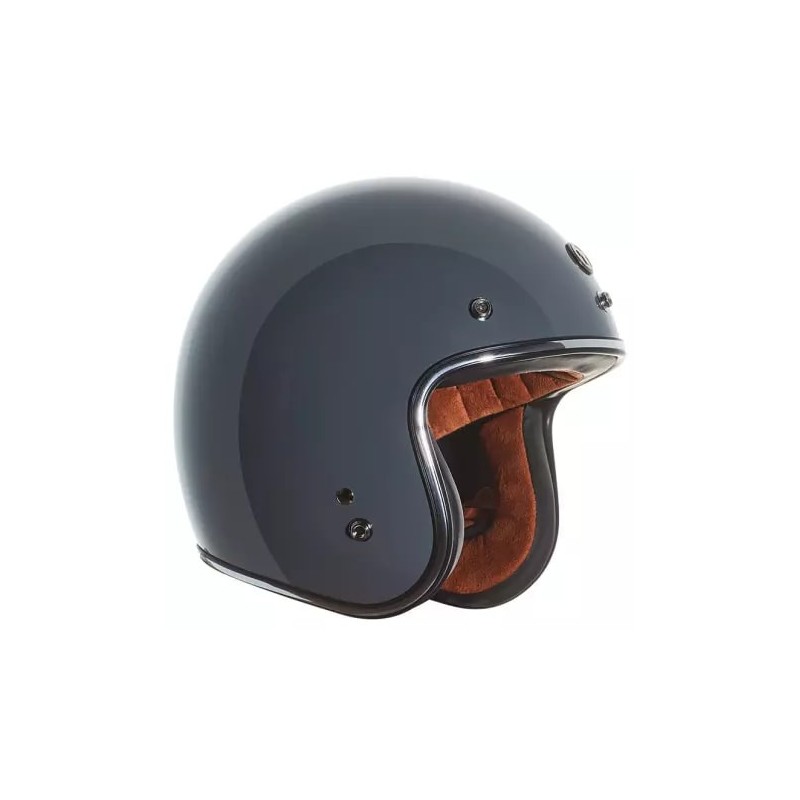 Torc T-50 Open Face Helmet ECE gloss grey 91-7499V