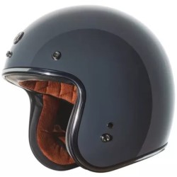 Torc T-50 Open Face Helmet ECE gloss grey 91-7499V