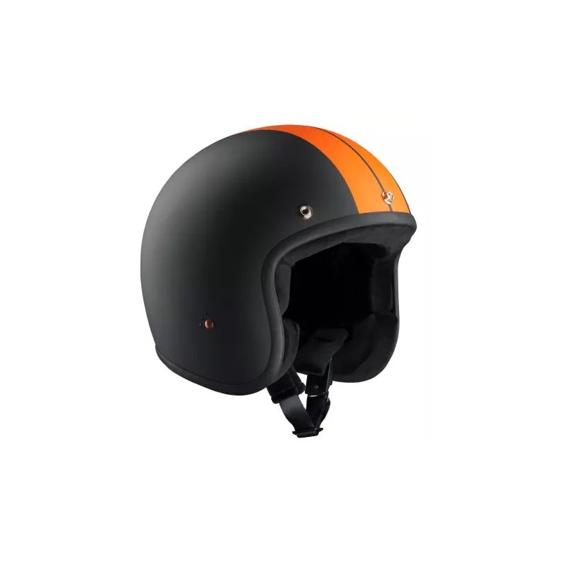 Bandit Jet Helmet Race black orange matt ECE 947289V