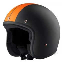 Bandit Jet Helmet Race black orange matt ECE 947289V