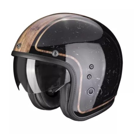 Scorpion Belfast Evo Helmet Retrol black/brown 78-372-145V