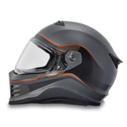 HD Full Face Helmet Division X15 Sunshield grey/orange 98117-24VX