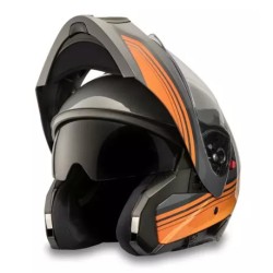 HD Modular Helmet Evo X17 Sun Shield grey/orange 98116-24VX