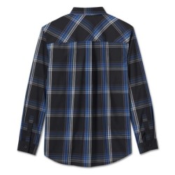 HD MEN'S THE BAGGER LONG SLEEVE SHIRT - BLACK PLAID