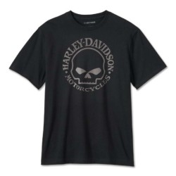 HD MEN'S WILLIE G SKULL TEE BLACK 99075-24VM