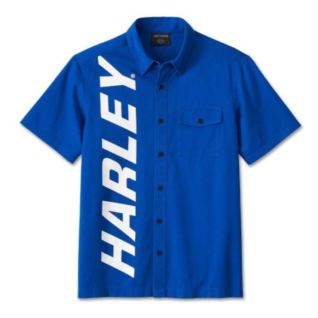 HD MEN'S HIGHSIDE MECHANIC SHIRT LAPIS BLUE