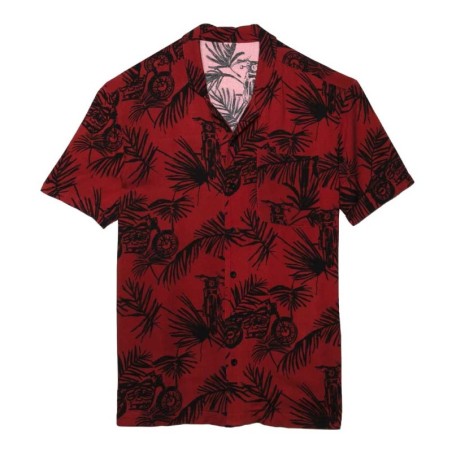 HD MEN'S CELEBRATION ALLOVER SHIRT RED 96580-22VM