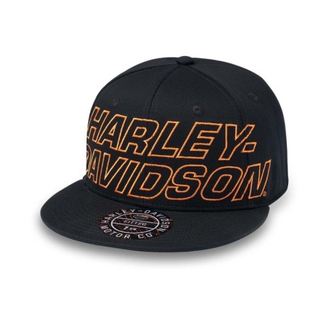 HD FITTED RACING CAP HARLEY BLACK