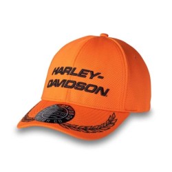 HD START YOUR ENGINES STRETCH-FIT BASEBALL CAP ORANGE