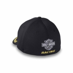 HD START YOUR ENGINES STRETCH-FIT BASEBALL CAP BLACK