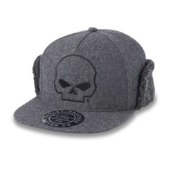 HD WILLIE G SKULL FLAP HAT