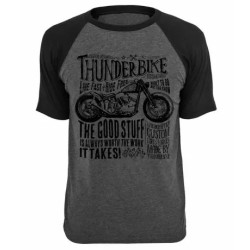 Thunderbike T-Shirt Flying Pan grey 19-31-1023V