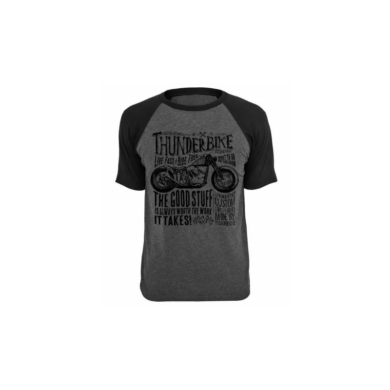 Thunderbike T-Shirt Flying Pan grey 19-31-1023V