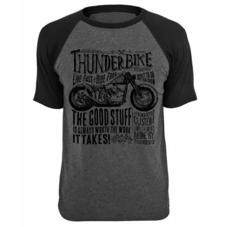 Thunderbike T-Shirt Flying Pan grey 19-31-1023V