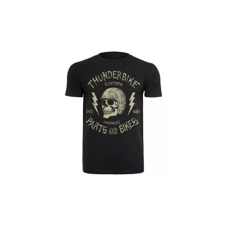 Thunderbike men's T-Shirt Helmet Skull black 19-31-1301V