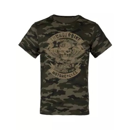 Thunderbike T-Shirt Speed Skull Olive 19-31-1116V