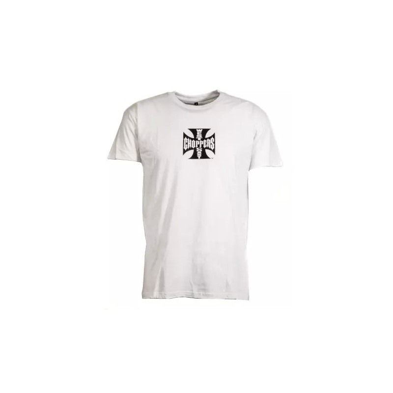 West Coast Choppers Cross T-Shirt white 48-2000V