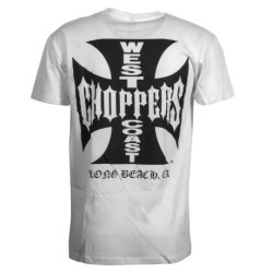 West Coast Choppers Cross T-Shirt white 48-2000V