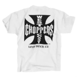 West Coast Choppers Cross T-Shirt white 48-2000V